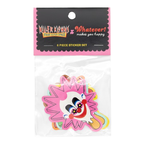 WEB EXCLUSIVE Killer Klowns From Outer Space Popsicle 3" Sticker 6pk