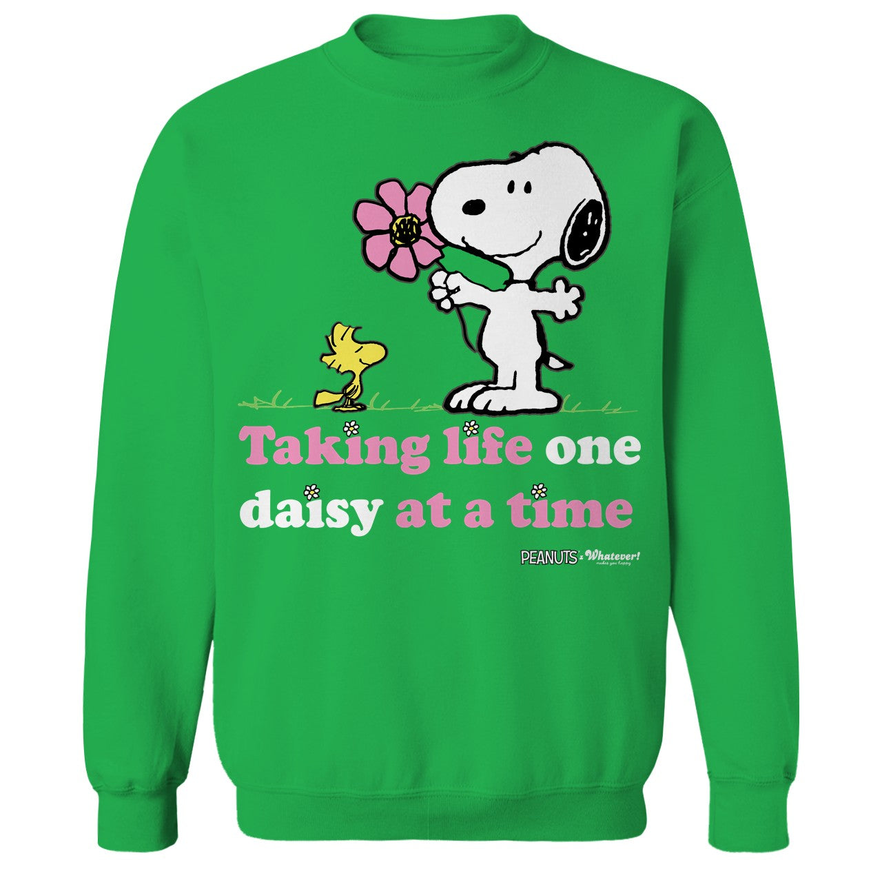 WMYH x Peanuts Snoopy One Daisy At A Time Crew Neck
