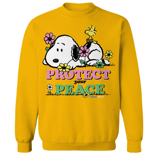 WMYH x Peanuts Snoopy Protect Your Peace Crew Neck