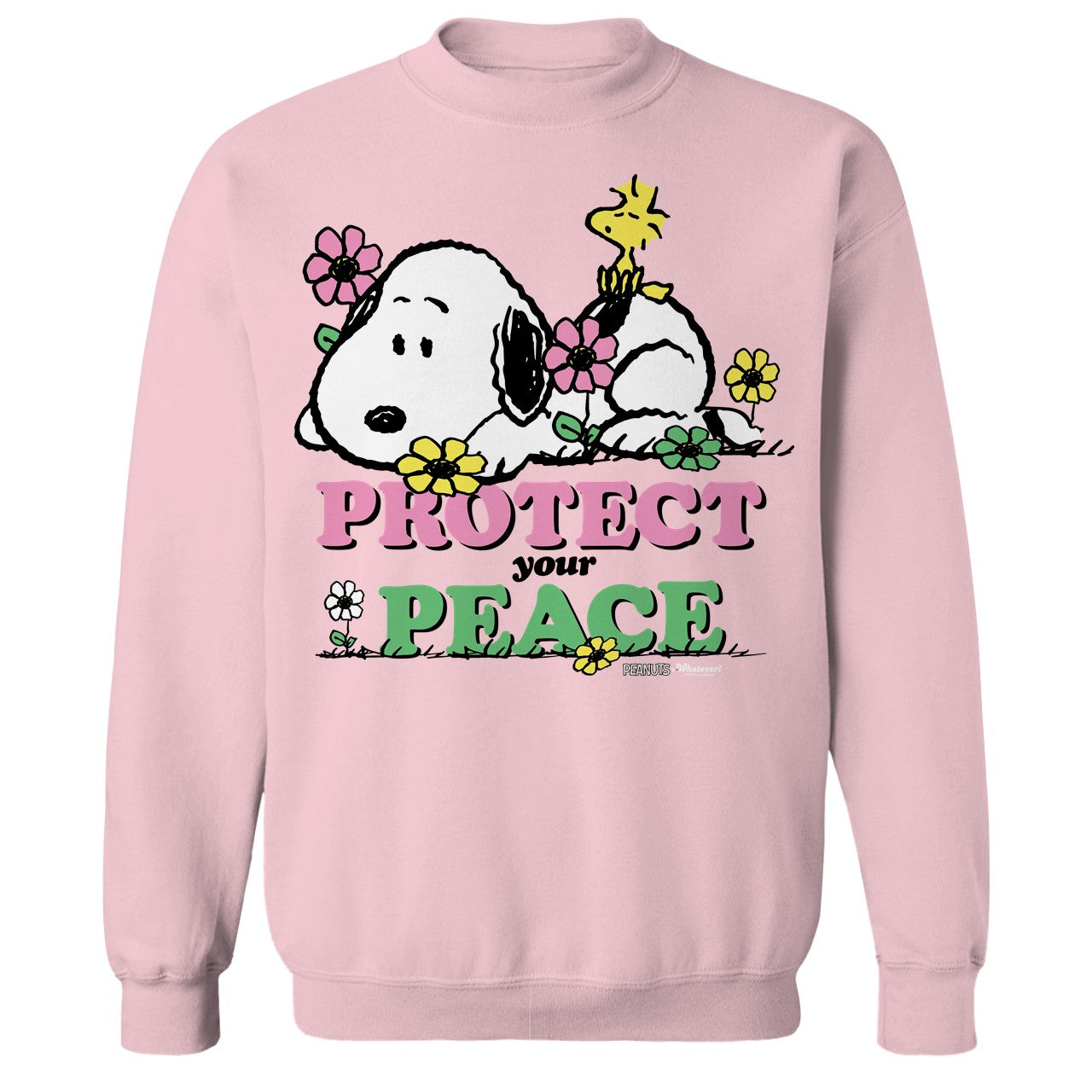 WMYH x Peanuts Snoopy Protect Your Peace Crew Neck