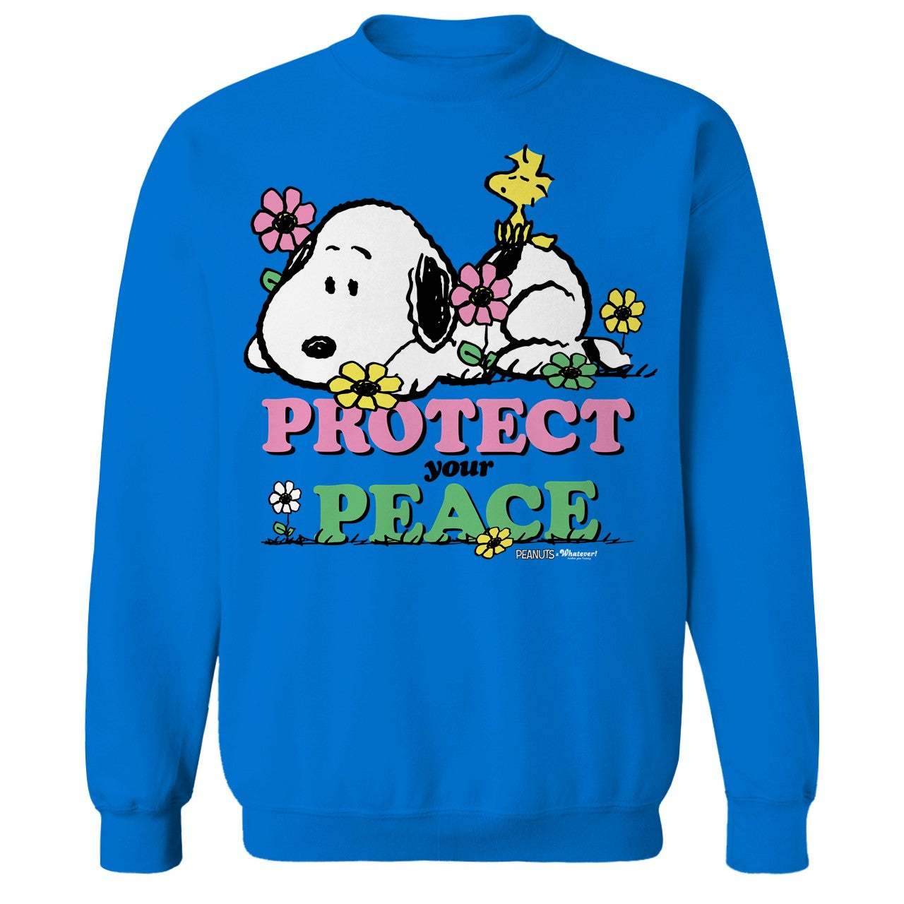 WMYH x Peanuts Snoopy Protect Your Peace Crew Neck