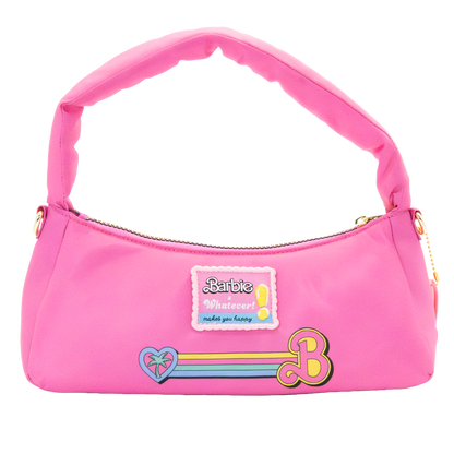 Barbie California Dreamin’ Logo Padded Baguette Bag
