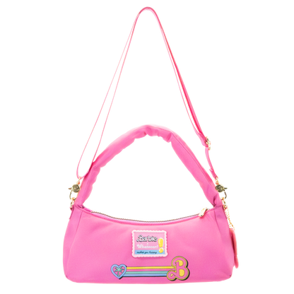 Barbie California Dreamin’ Logo Padded Baguette Bag