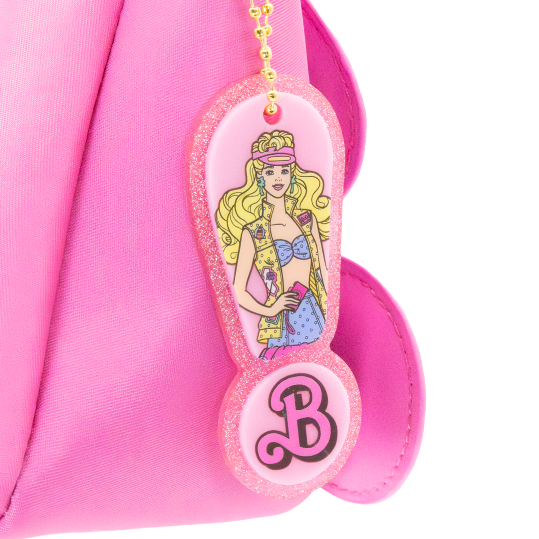 Barbie California Dreamin’ Logo Padded Baguette Bag