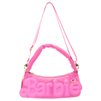 Barbie California Dreamin’ Logo Padded Baguette Bag