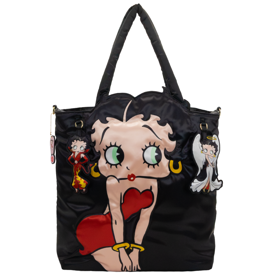 Betty Boop Naughty Vs. Nice Oversized Tote Bag