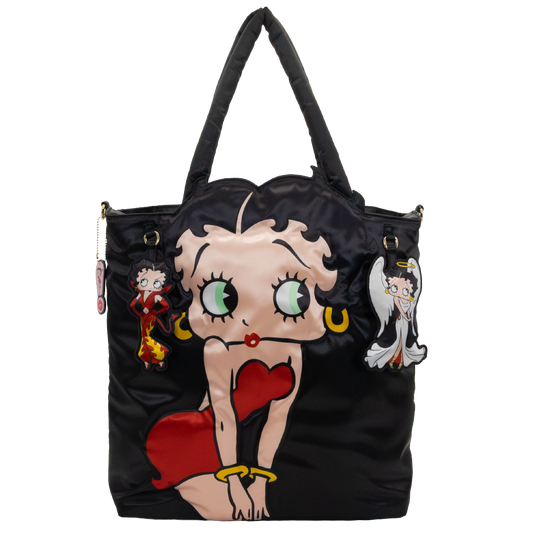 Betty Boop Naughty Vs. Nice Oversized Tote Bag