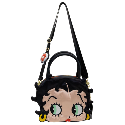 Betty Boop Head Crossbody Bag