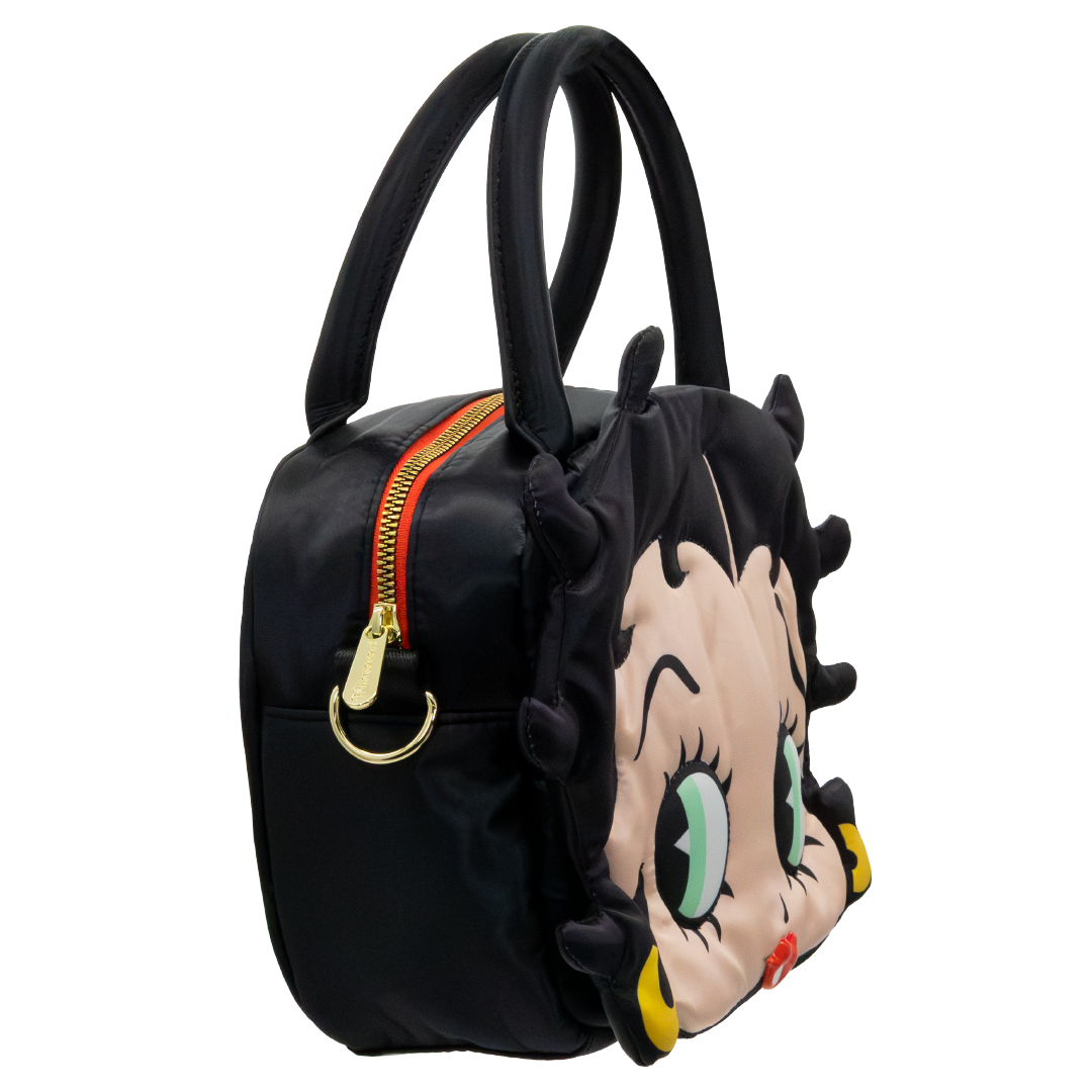 Betty Boop Head Crossbody Bag
