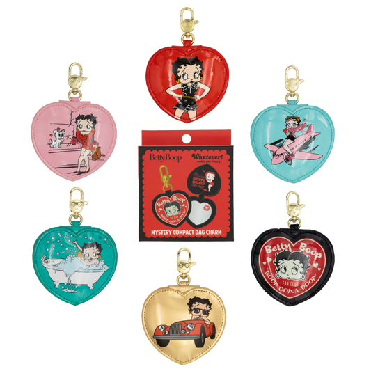 Betty Boop Mystery Box Heart Compact Mirror Bag Charms