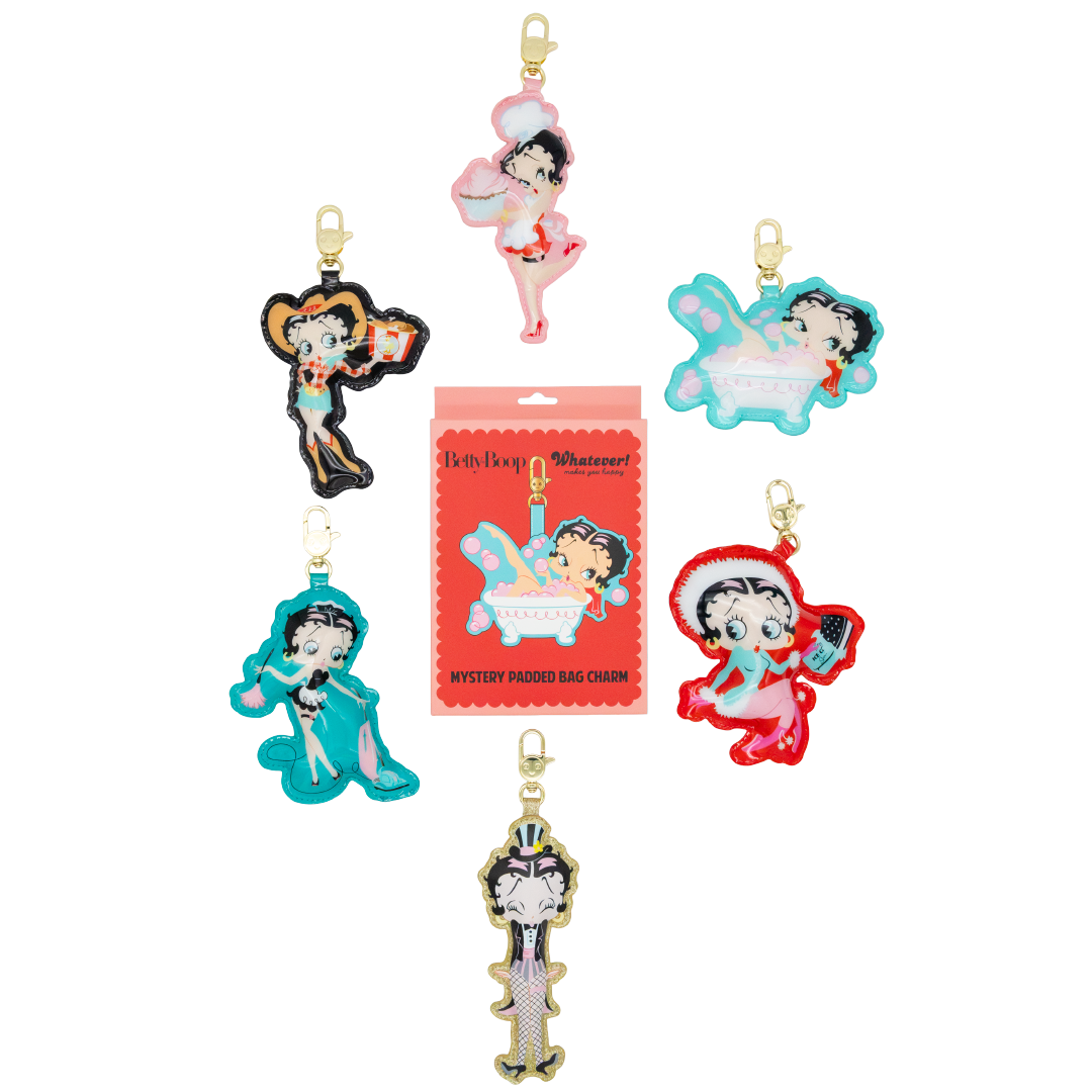 Betty Boop Mystery Box Personas Padded Bag Charms (PDQ 12)