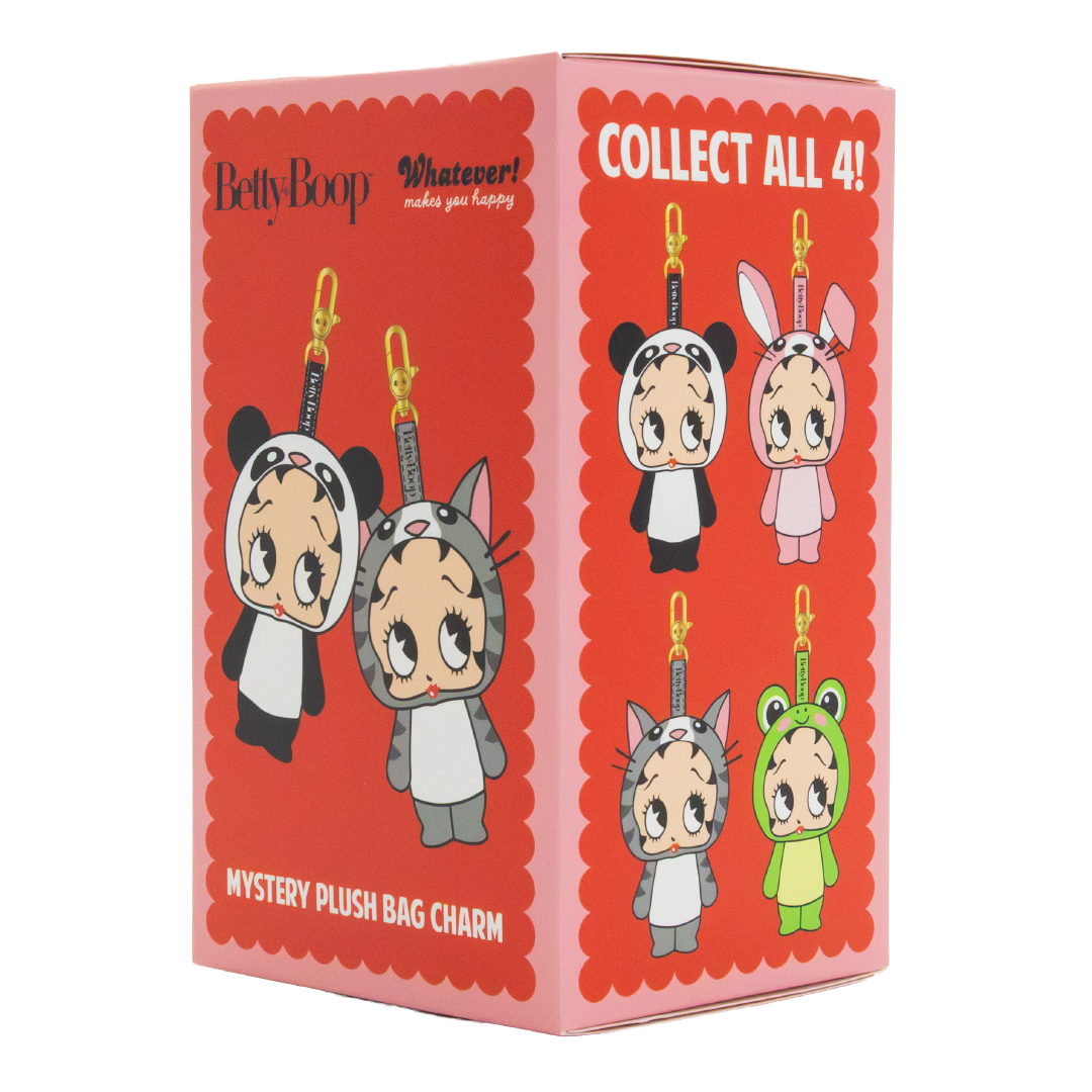 Betty Boop Mystery Box Silicone Face Plush Bag Charms (PDQ 8)