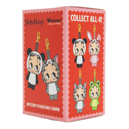 Betty Boop Mystery Box Silicone Face Plush Bag Charms (PDQ 8)