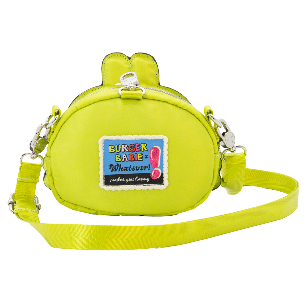 Burger Babie Padded Nylon Mini Crossbody Bag