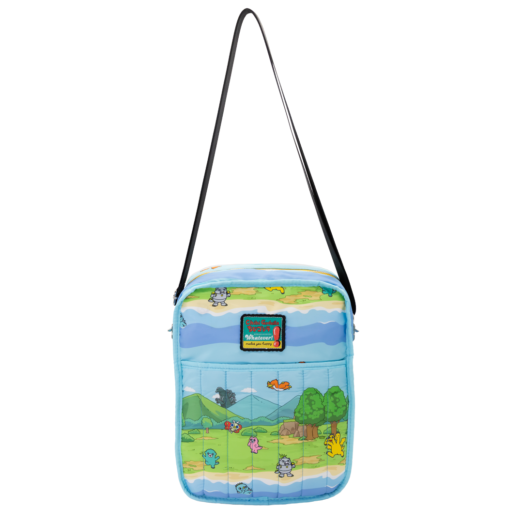 Chibi Godzilla Raids Again Reversible/Convertible Crossbody Bag Chibi Godzilla Raids Again Reversible/Convertible Crossbody Bag