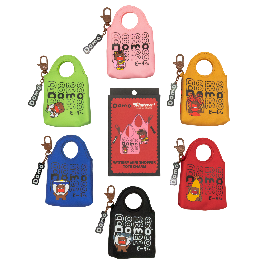 Domo Mystery Box Mini Shopper Bag Charms (PDQ 12)