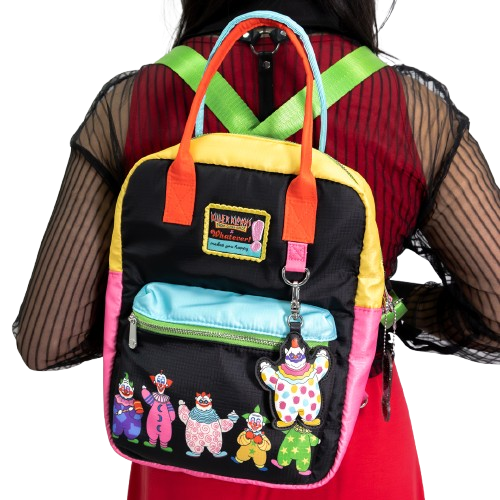 Killer Klowns From Outer Space Reversible & Convertible Square Bag with Fatso Charm