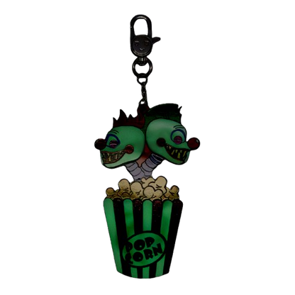 WEB EXCLUSIVE Killer Klowns From Outer Space 5" Layered Acrylic Double Headed Klown Bag Charm
