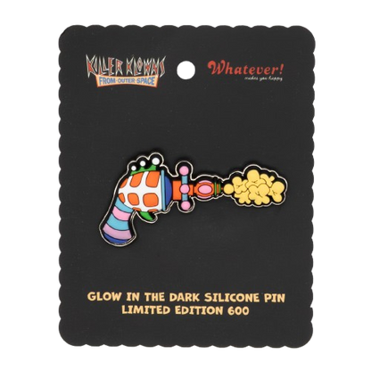 WEB EXCLUSIVE Killer Klowns From Outer Space Glow In The Dark Silicone Ray Gun Pin - Limited Edition 600