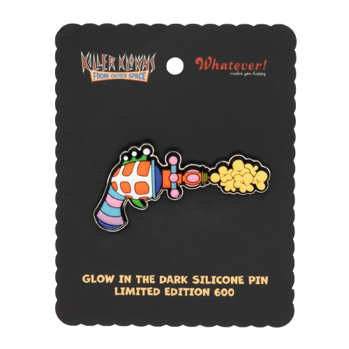 WEB EXCLUSIVE Killer Klowns From Outer Space Glow In The Dark Silicone Ray Gun Pin - Limited Edition 600