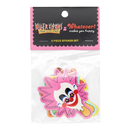 WEB EXCLUSIVE Killer Klowns From Outer Space Popsicle 3" Sticker 6pk