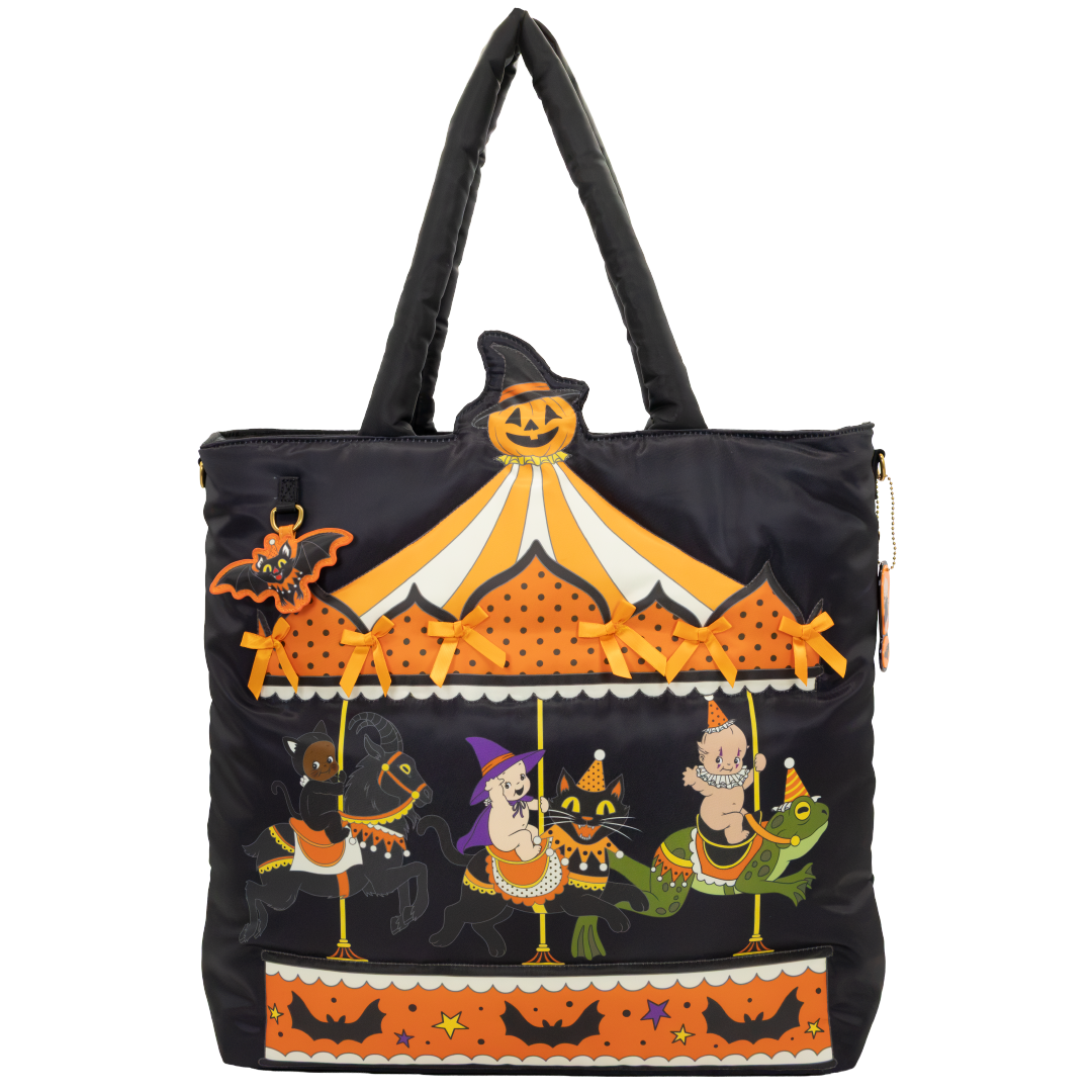 Kewpie Creepy Carousel Oversized Tote Bag