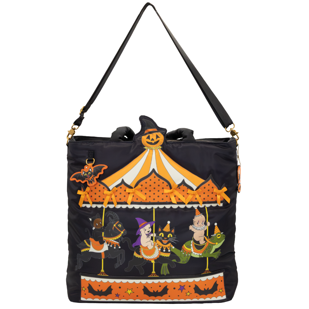Kewpie Creepy Carousel Oversized Tote Bag