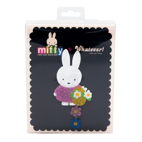Miffy Flower Dangles Acrylic Collectible Pin