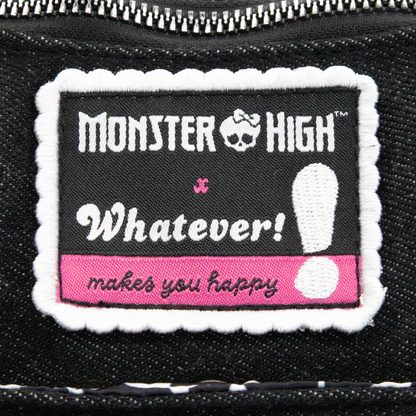 Whatever! Makes You Happy X Monster High Alumni Padded Denim Baguette Crossbody Bag