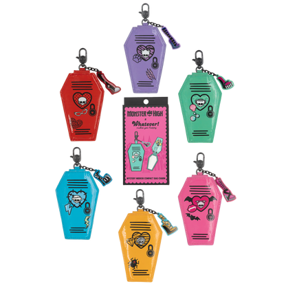 Whatever! Makes You Happy X Monster High Mystery Box Compact Mirror Lockers Bag Charms
