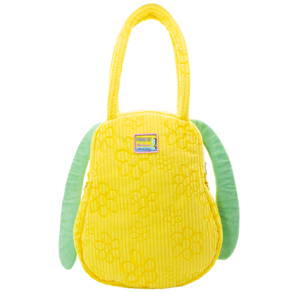 Peanuts Sherbet Spring Snoopy Head Oversized Corduroy Tote Bag