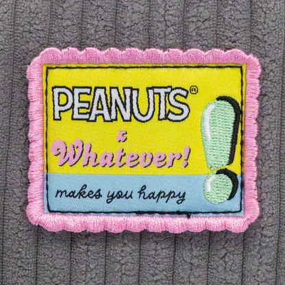 Peanuts Sherbet Spring Pins and Patches Corduroy Baguette Bag