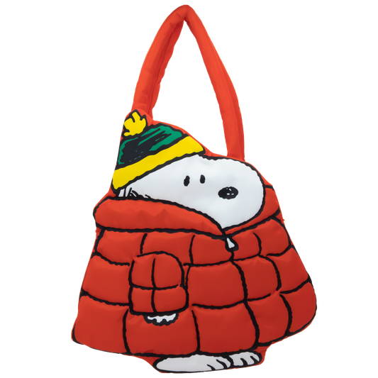 Peanuts Snoopy Oversized Puffer Jacket Tote Bag