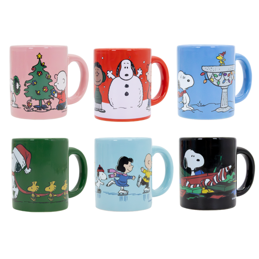 Peanuts Winter Scenes Mystery Box Mini Mug with Coaster