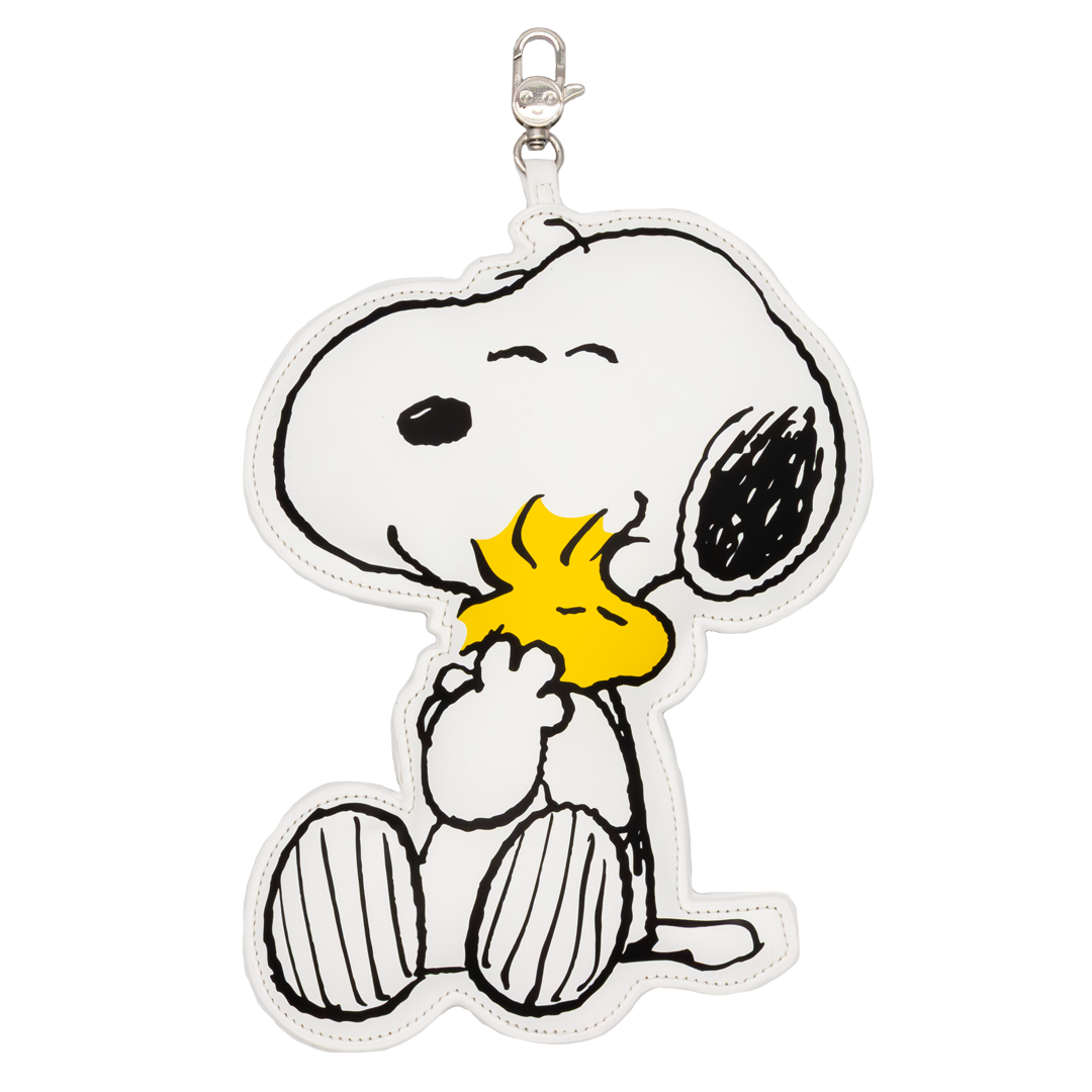 WEB EXCLUSIVE Peanuts 75th Anniversary Snoopy & Woodstock Oversized Padded Bag Charm