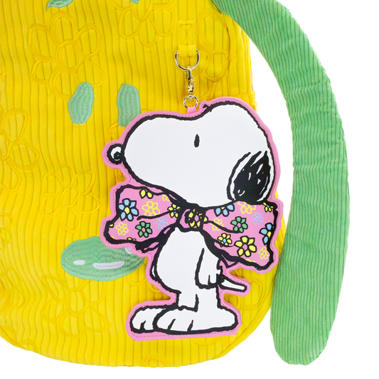 Peanuts Sherbet Spring Snoopy Floral Oversized Bag Charm