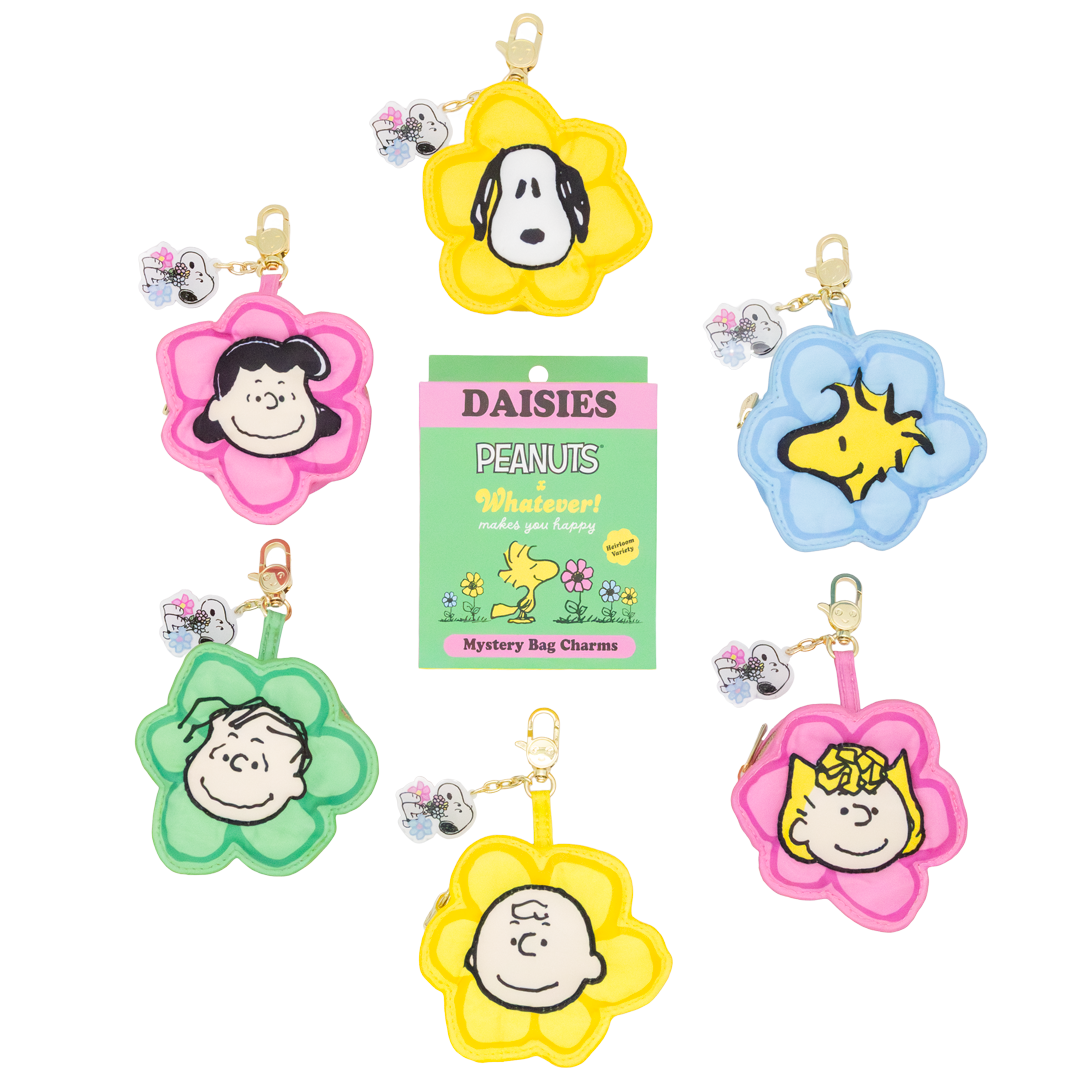 Peanuts Sherbet Spring Flowers Mystery Box Coin Bag Charms