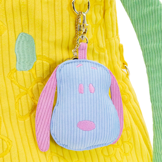 Peanuts Sherbet Spring Mystery Box Snoopy Head Padded Corduroy Bag Charms