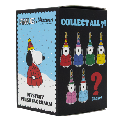Peanuts Snoopy Puffer Jacket Mystery Box Plush Bag Charms