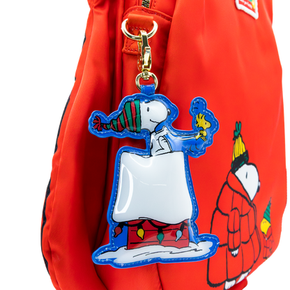 Peanuts Snoopy Winter Scenes Mystery Box Padded Vinyl Bag Charms