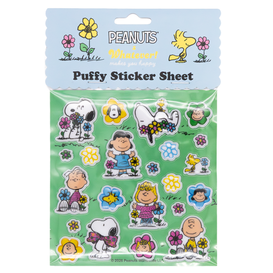 Peanuts Sherbet Spring Puffy Sticker Sheet