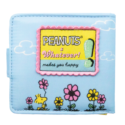 Peanuts Sherbet Spring Padded Nylon Bi-Fold Wallet