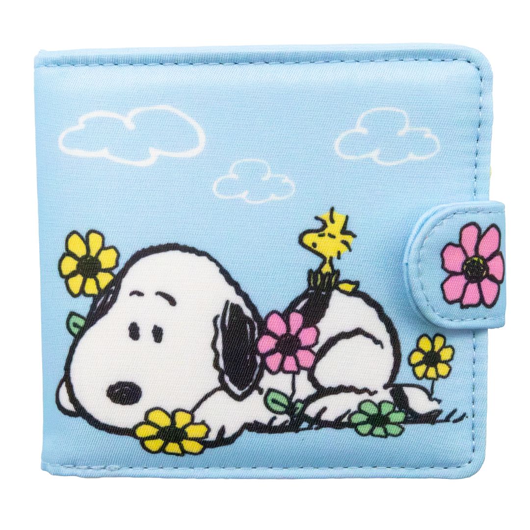 Peanuts Sherbet Spring Padded Nylon Bi-Fold Wallet