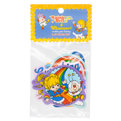 WEB EXCLUSIVE Rainbow Brite & Friends 6-Piece Sticker Pack
