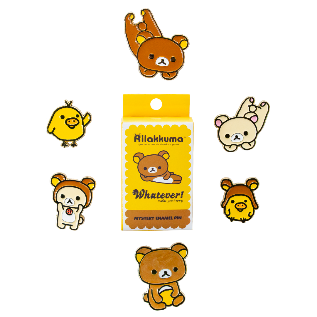 Rilakkuma & Friends Mystery Box Enamel Pins