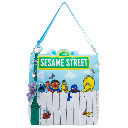 Whatever! Makes You Happy X Sesame Street Good Friends Great Times Oversized Tote Bag
