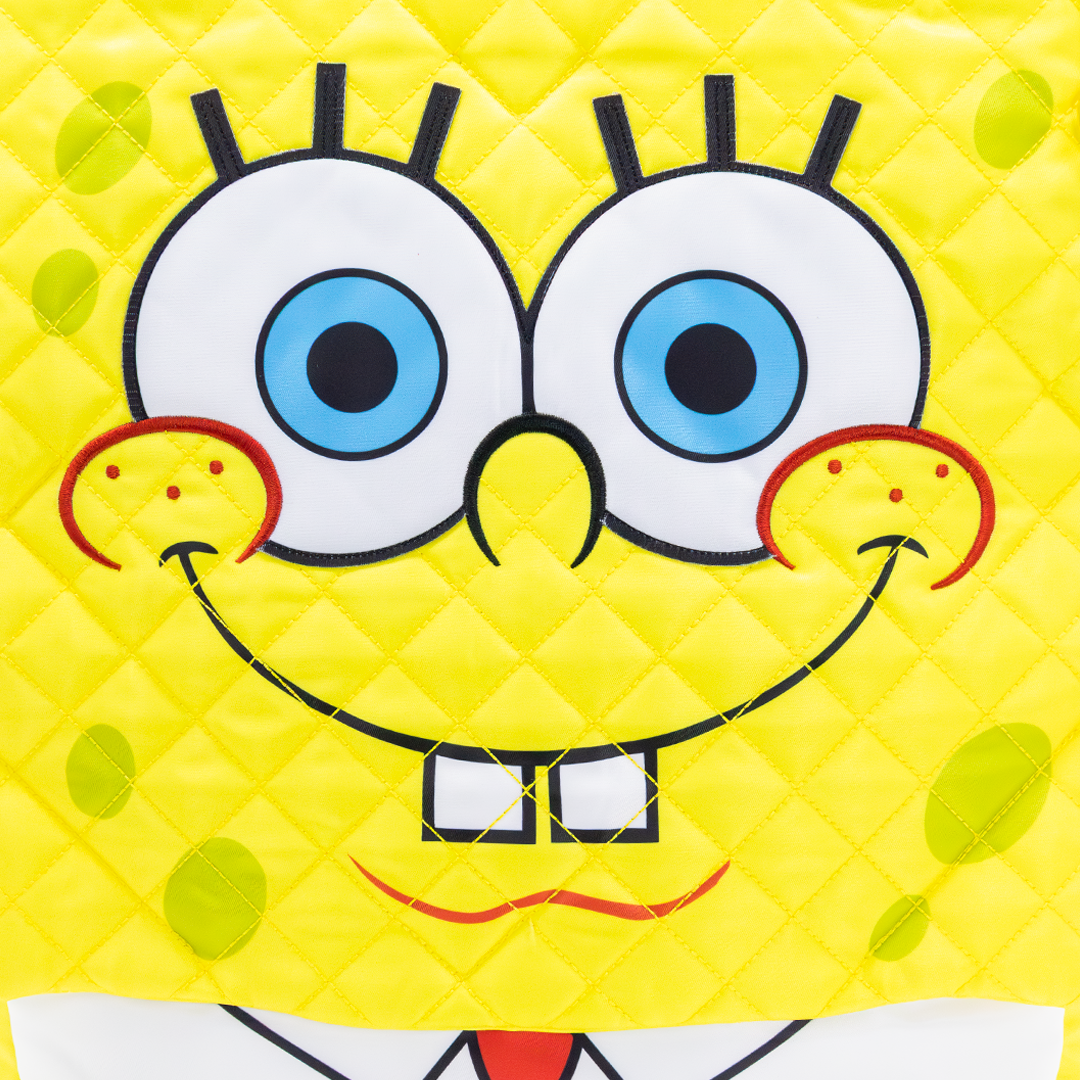 Spongebob Quilted Nylon Oversize Tote Bag