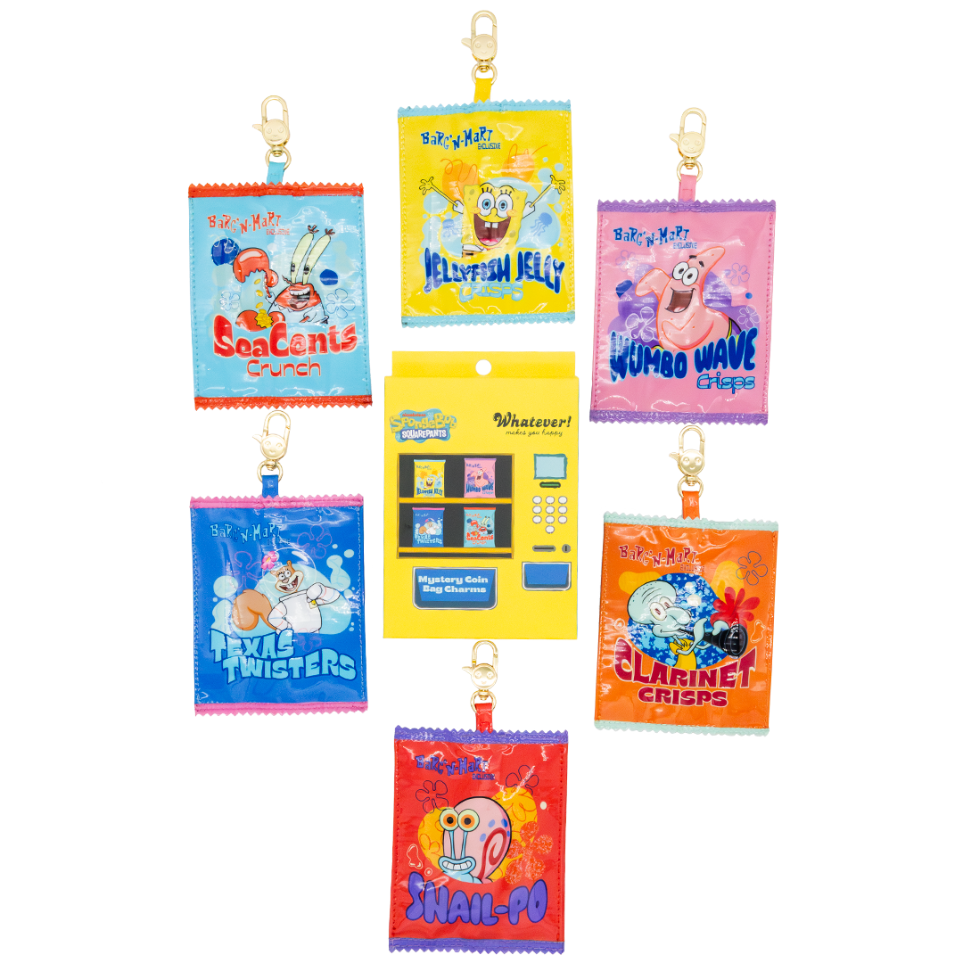 Spongebob Barg N Mart Mystery Box Potatoe Chip Coin Bags