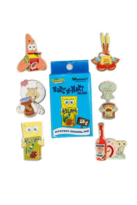 Spongebob Barg N Mart Mystery Box Enamel Pins