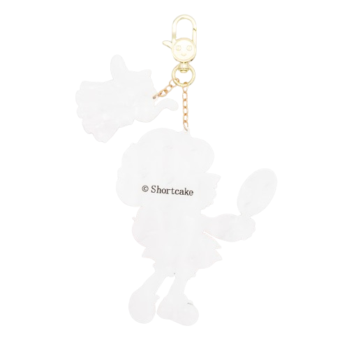 WEB EXCLUSIVE Strawberry Shortcake™ 5" Layered Acrylic Bag Charm w/ Custard Charm